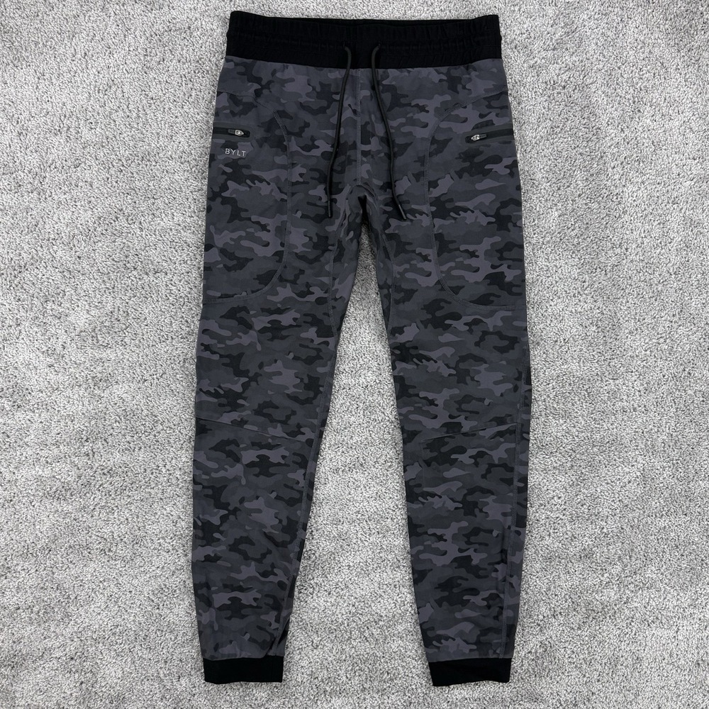 Bylt Premium Basics Elite Joggers Men's L Camo Performance Stretch Drawstrings